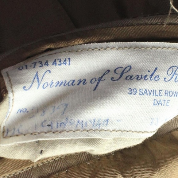 RARE Norman of #SavileRow 40S Beige Sport Coat 611 - Picture 8 of 8